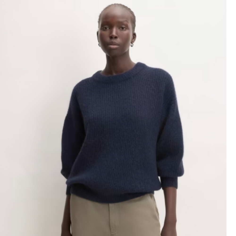 EVERLANE The Cocoon Crew In Alpaca Size Small